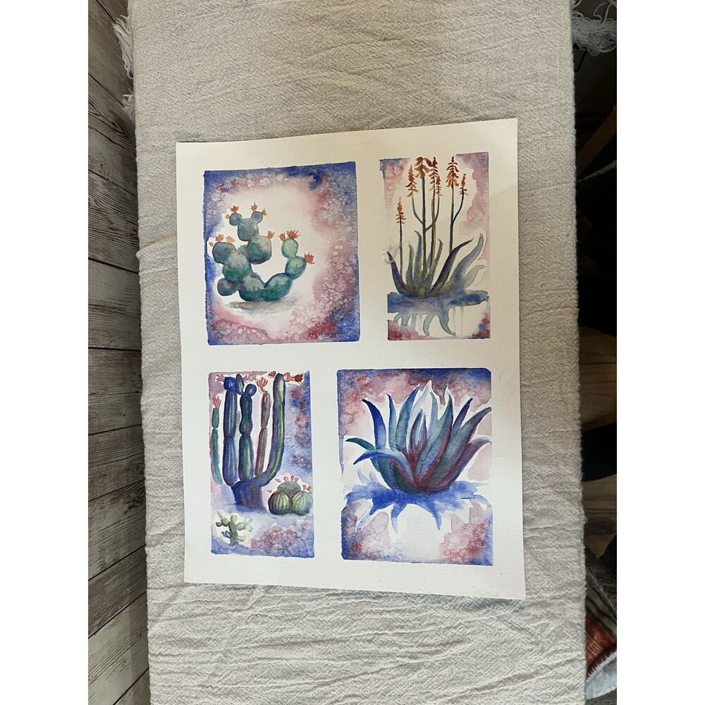 Cactus Water Color Picture